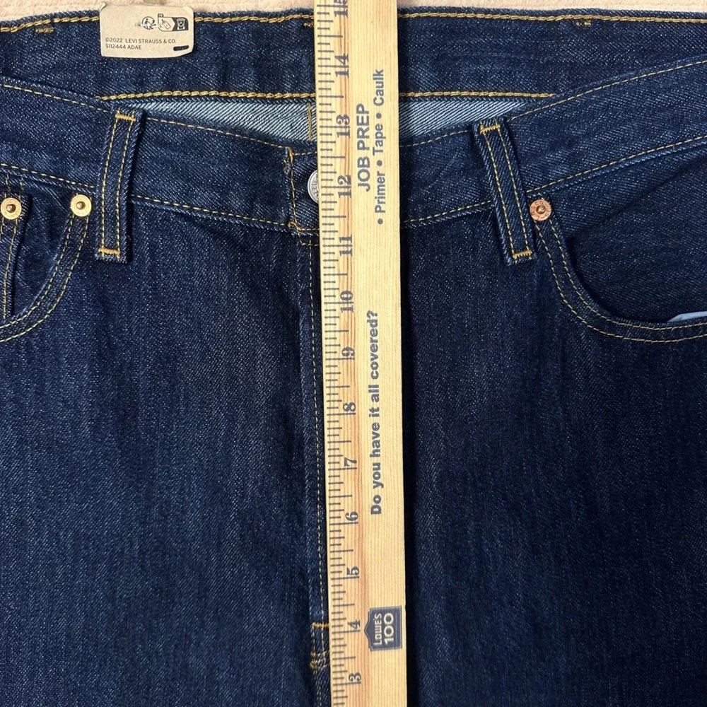 Levis 501 Jeans NWT Mens 38x36 Original Fit Straight Leg Dark Wash Indigo Denim